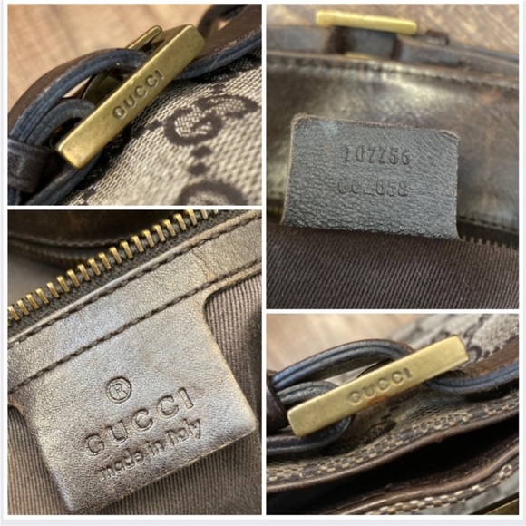Gucci Vintage GG Canvas Buckle Tote - Picture 13 of 16
